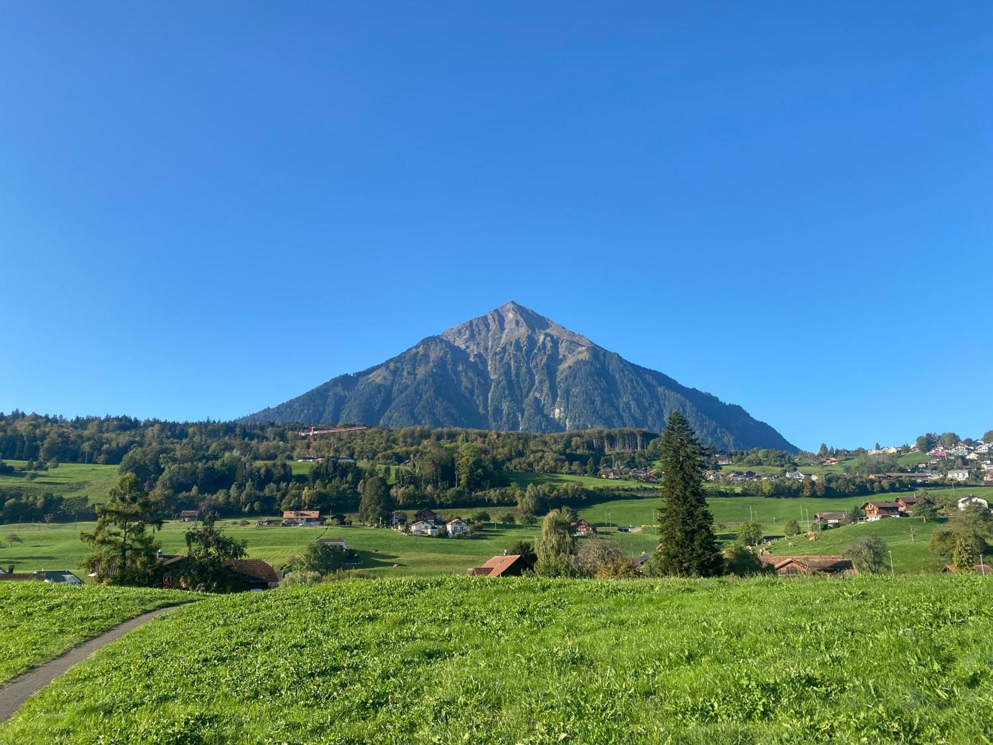 See Und Berge Family Faulensee Exterior foto